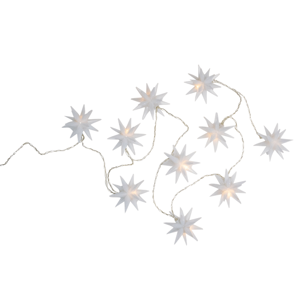 Northlight 5.25ft. 10ct. LED White Star Christmas Fairy Lights