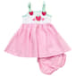 Baby Girl &#40;12-24M&#41; Rare Editions Strawberry Seersucker Dress - image 1