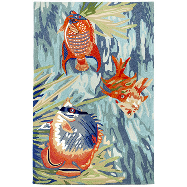 Liora Manne Ravella Tropical Fish Rectangle Accent Rug - image 