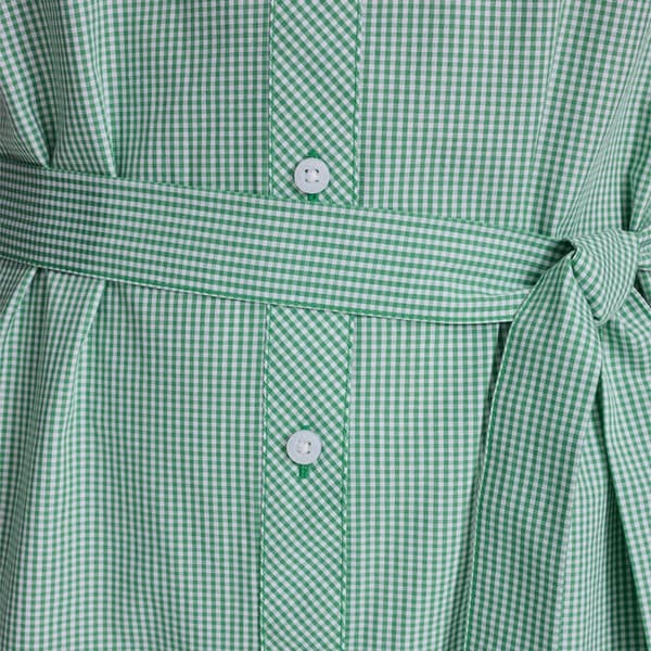 Womens Tommy Hilfiger Sleeveless Tie Waist Checkered Shirtdress