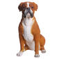 Hi-Line Gift Sitting Boxer Garden Statue - image 1