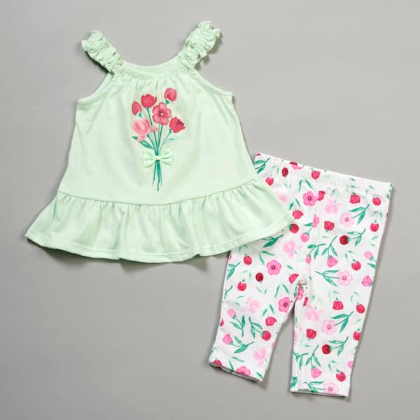 Baby Girl &#40;12-24M&#41; Kids Headquarters&#40;R&#41; Ruffle Top & Leggings Set - image 