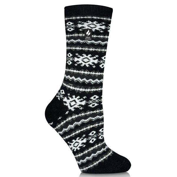 Womens Heat Holders Elin Lite Nordic Crew Socks - image 