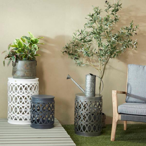 9th & Pike® Multi Metal Contemporary Accent Table - Set of 3