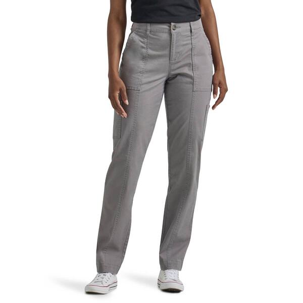Womens Lee&#40;R&#41; Ultra Lux Comfort Flex To Go HD Grey Utility Pants - image 