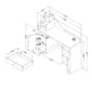South Shore Vito Makeup Desk with Drawer - image 8