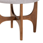 Baxton Studio Theo Japandi Wood Ottoman Footstool - image 3