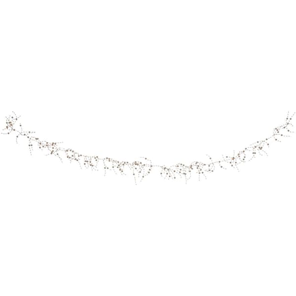 Northlight Seasonal Metallic Rose Gold Beaded Christmas Garland