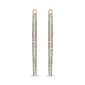 Haus of Brilliance 10kt. Yellow Gold Diamond Hoop Earrings - image 2