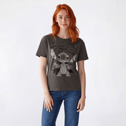 Juniors Plus Freeze Stitch & Bats Tee