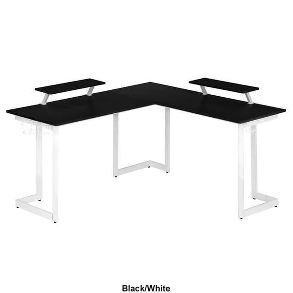 Techni Sport Warrior 63in. W L-Shaped Gaming Desk