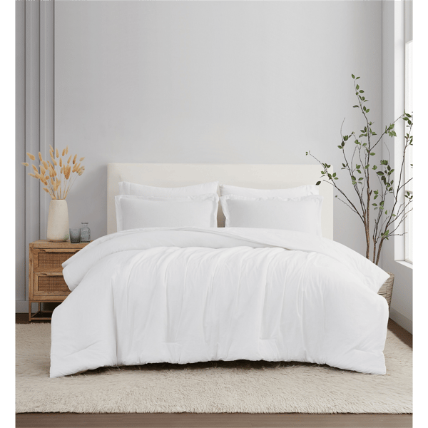 Brooklyn Loom Solid Linen 3pc. Comforter Set - image 