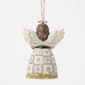 Jim Shore Quilt Angel Hanging Christmas Ornament - image 2