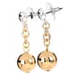 Design Collection Two-Tone Bead Dangle Earrings - image 2