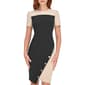 Womens Tommy Hilfiger Short Sleeve Asymmetric Button Sheath Dress - image 1