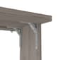 FM FURNITURE Dalton Light Grey Foldable Desk - image 5