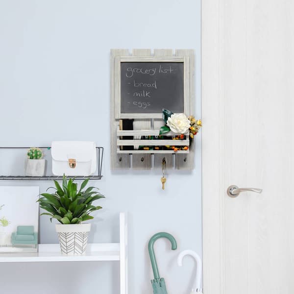 Elegant Designs&#8482; Key Holder with Chalkboard Sign