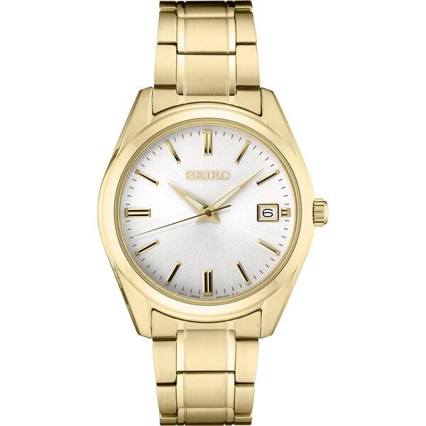 Mens Seiko Essentials Gold Stainless Steel Watch - SUR314 - image 