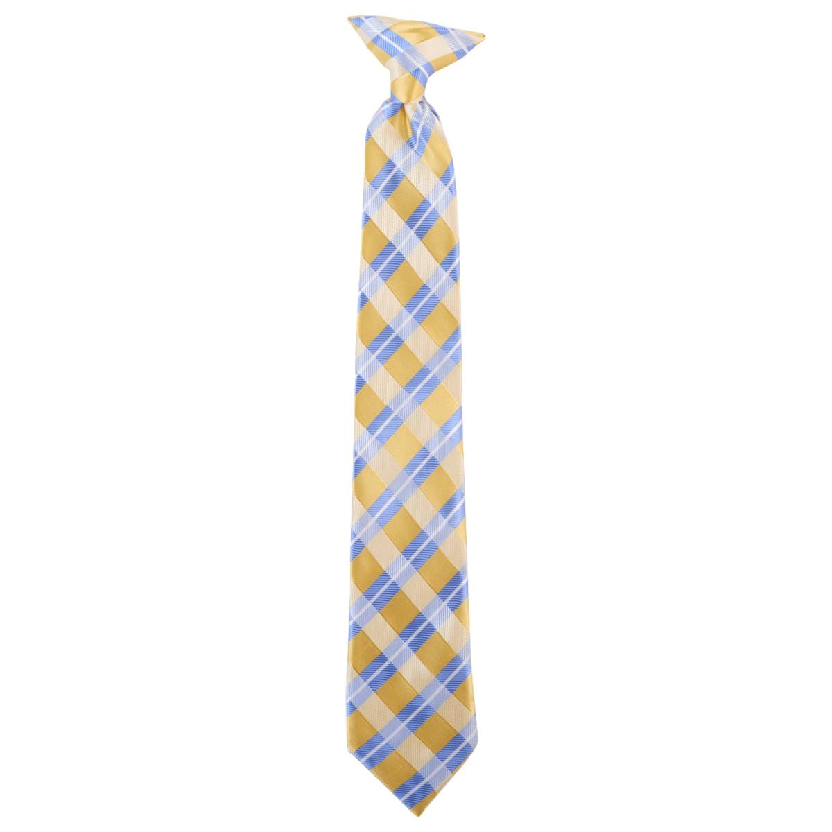 Boys Bill Blass Clip On Tie - Yellow