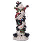 Transpac Dol Light Up Stack Snowmen Decor W/Music - image 1