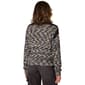 Womens Democracy Metallic Slub Yarn Open Front Sweater Cardigan - image 2