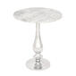 9th & Pike&#40;R&#41; Traditional Round Marble Accent Table - image 1