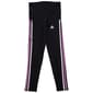 Girls (7-16) adidas(R) Cellphone Pocket Multi 3-Stripe Leggings - image 1
