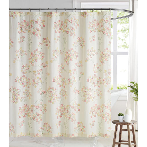 Brooklyn Loom Vivian Floral Shower Curtain - image 