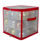 Northlight 27ct. Christmas Ornament Zippered Storage Box with Lid - image 2