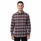 Mens Jackson Hole Flannel Shirt - Burgundy/White - image 1