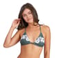 Juniors Cyn & Luca  Island Blooms Tunnel Triangle Bikini Swim Top - image 2