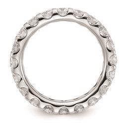 Pure Fire 14kt. White Gold Lab Grown Diamond Eternity Band