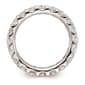 Pure Fire 14kt. White Gold Lab Grown Diamond Eternity Band - image 3