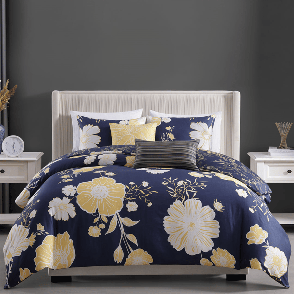 Bebejan® Sunglow Sateen 5pc. Reversible Comforter Set - image 