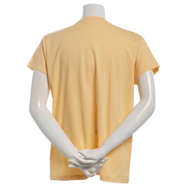 Womens Top Stitch by Morning Sun Curley Floral Tee