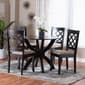 Baxton Studio Savina Modern Dark Brown Wood 5pc. Dining Set - image 8