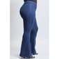 Juniors Plus YMI&#174; High Rise V-Front Pull On Flare Jeans - image 3