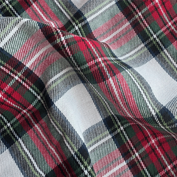 Threadmade Christmas Classic Holiday Plaid Napkins - Set of 8