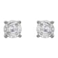 Nova Star&#174; Sterling Silver 1/10ctw. Lab Diamond Stud Earrings - image 3