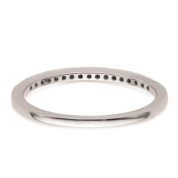 Pure Fire 14kt. White Gold Lab Grown Diamond Wedding Band