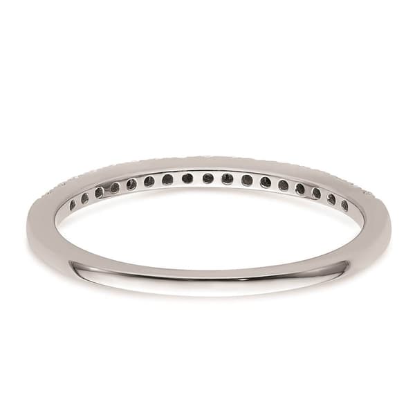Pure Fire 14kt. White Gold Lab Grown Diamond Wedding Band