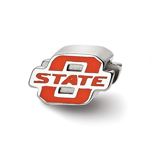 Oklahoma State University Logo Bead Charm