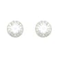 Freedom Round Cubic Zirconia Stud Earrings - image 1