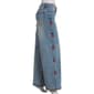 Juniors Madden Ultra 90''s Cherry Embroidered Wide Leg Jeans - image 4