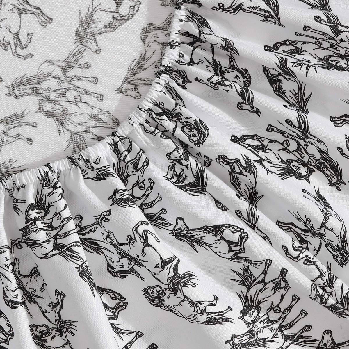 Wrangler Mustangs Sheet Set