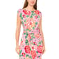 Womens MSK Cap Sleeve Floral Sheath Midi Dress - image 4