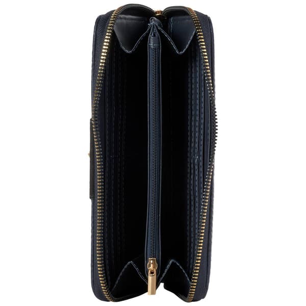 Womens Adrienne Vittadini Wallet with Snakeskin Wristlet