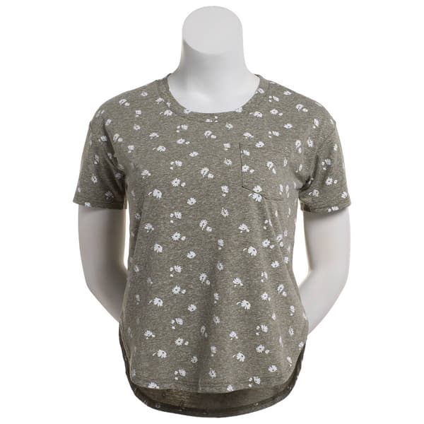 Womens Architect&#40;R&#41; Short Sleeve Floral Pocket Tee
