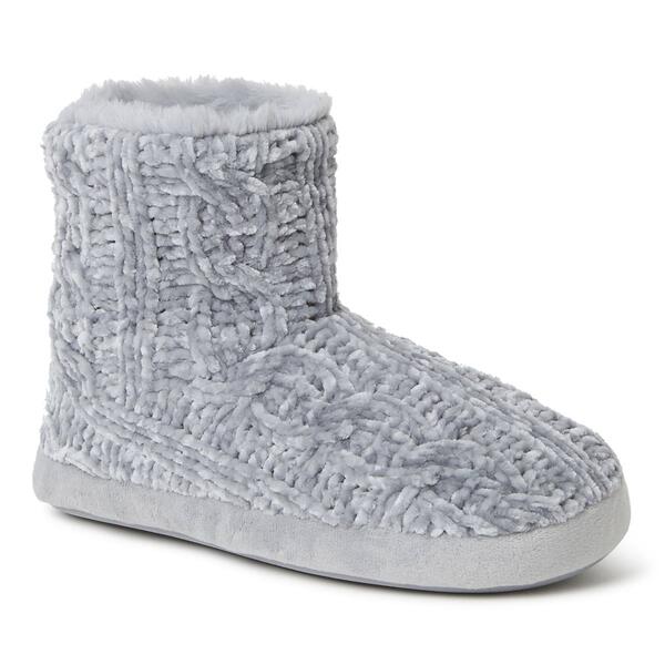 Womens Dearfoams&#40;R&#41; Cable Knit Bootie Slippers - image 