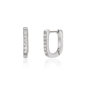 Brilliant Grown 1/10ctw. Lab-Grown Diamond Hoop Earrings - image 1